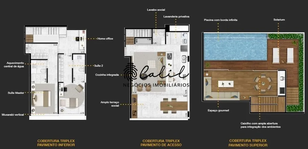 Cobertura, 2 quartos, 250 m² - Foto 12