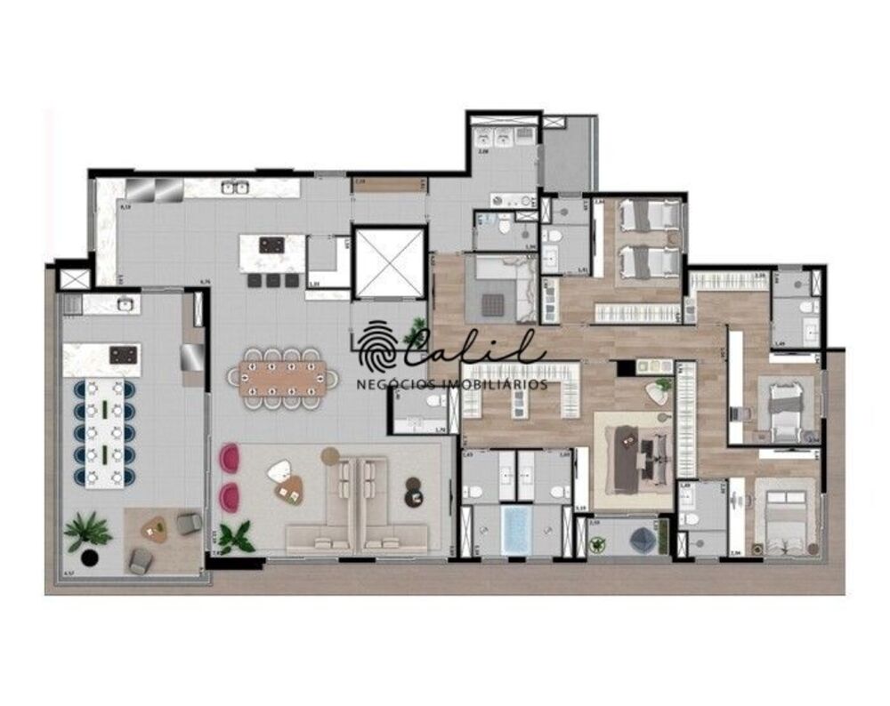 Apartamento, 4 quartos, 298 m² - Foto 4