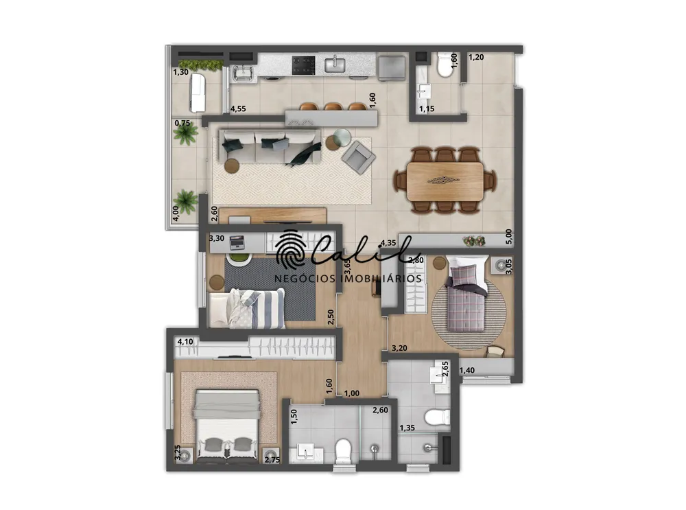 Apartamento, 3 quartos, 90 m² - Foto 5