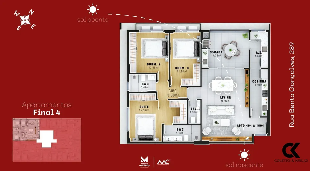 Apartamento, 3 quartos, 120 m² - Foto 12
