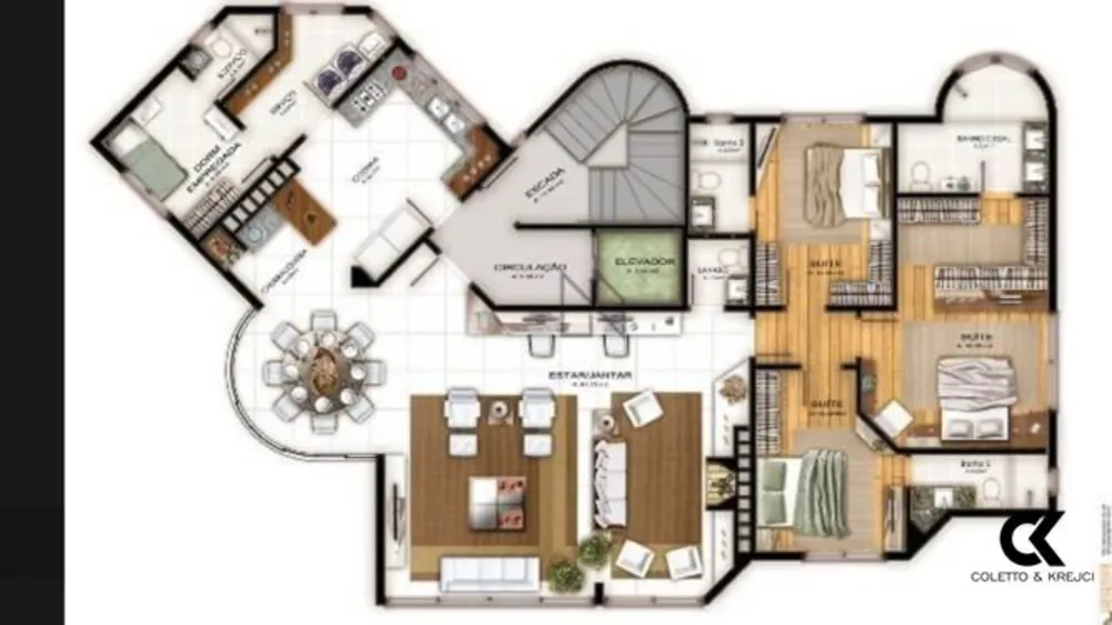 Apartamento, 3 quartos, 180 m² - Foto 6