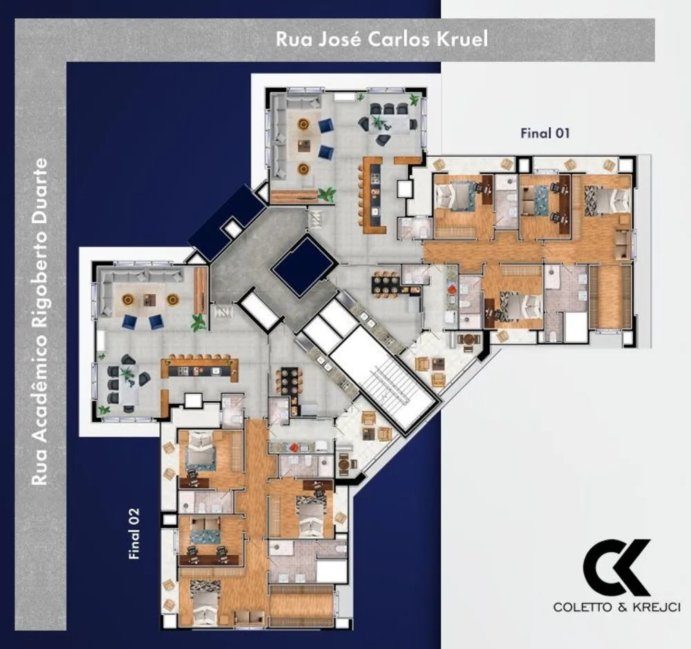 Apartamento, 3 quartos, 247 m² - Foto 1