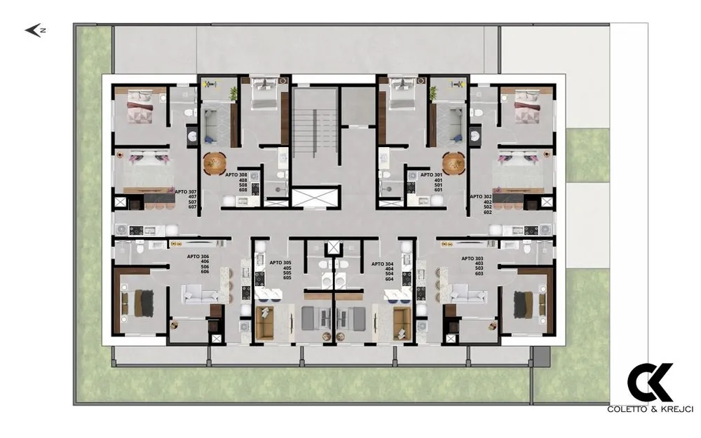 Apartamento, 1 quarto, 37 m² - Foto 4