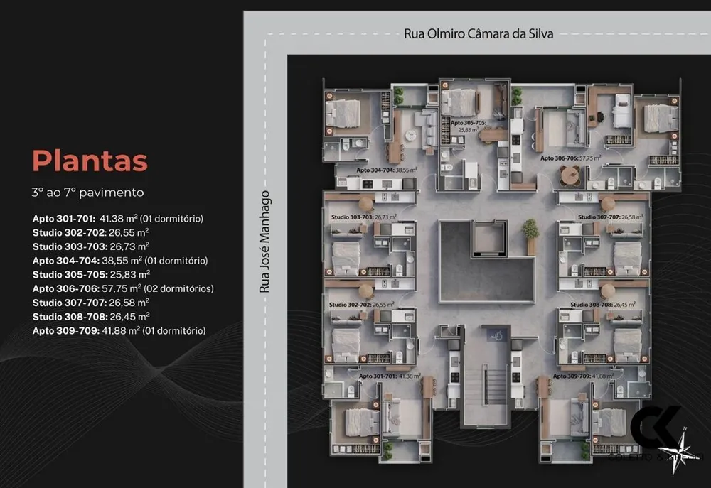 Apartamento, 1 quarto, 41 m² - Foto 4