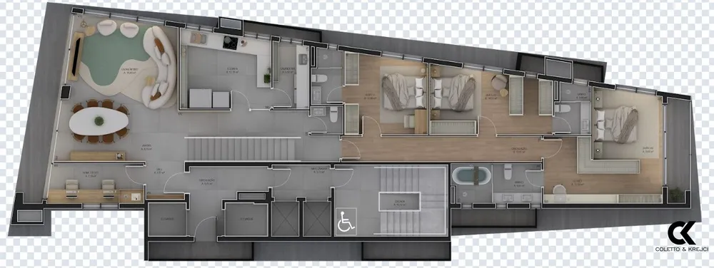 Cobertura, 3 quartos, 351 m² - Foto 1