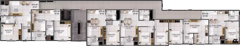 Apartamento à venda com 1 quarto, 29m² - Foto 2