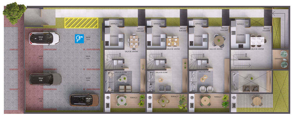 Apartamento à venda com 3 quartos, 150m² - Foto 1