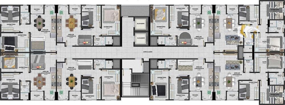 Apartamento à venda com 2 quartos, 69m² - Foto 15