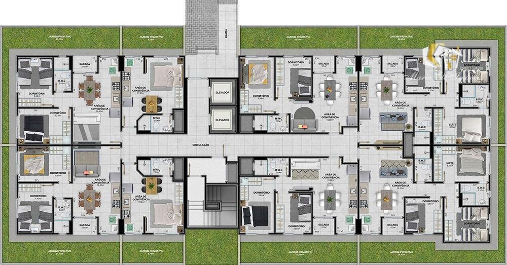 Apartamento à venda com 2 quartos, 69m² - Foto 12
