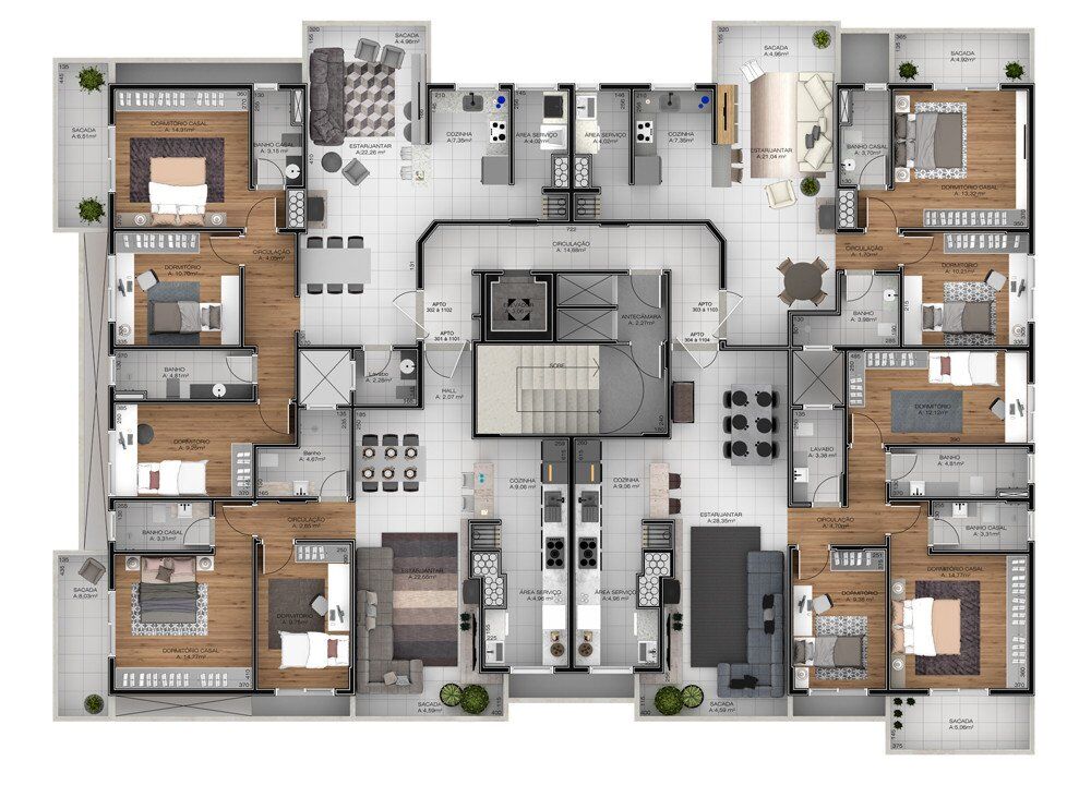 Apartamento, 3 quartos, 114 m² - Foto 8