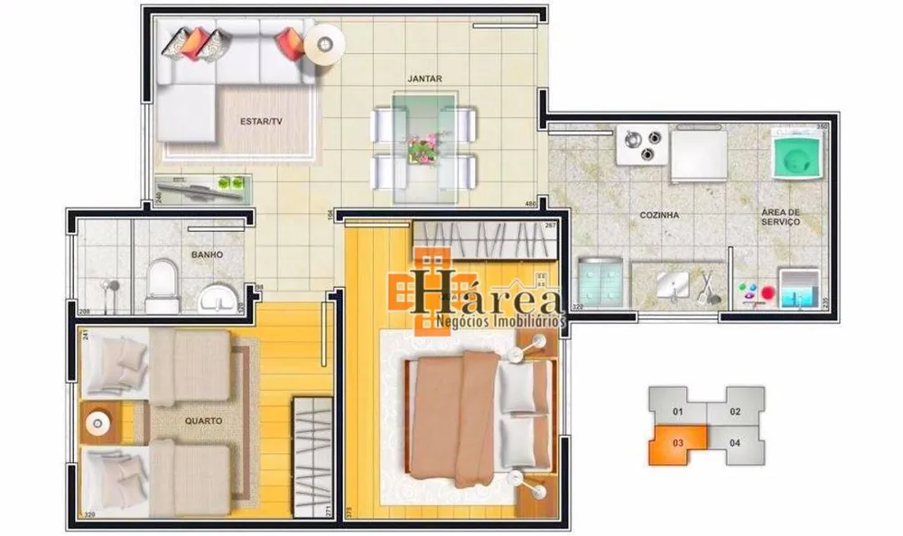 Apartamento, 2 quartos, 48 m² - Foto 9