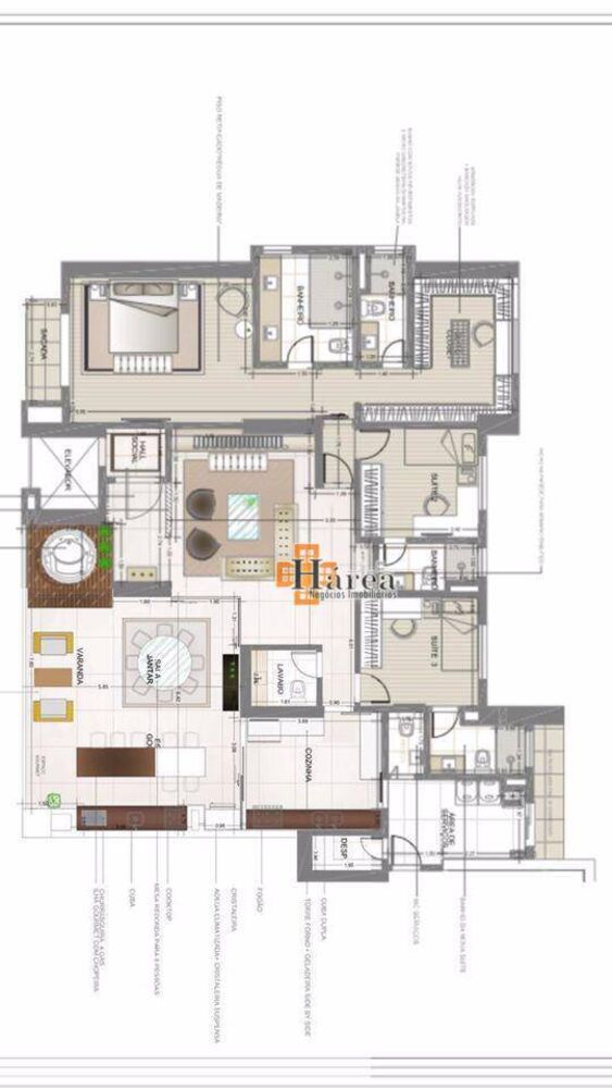 Apartamento, 3 quartos, 215 m² - Foto 20