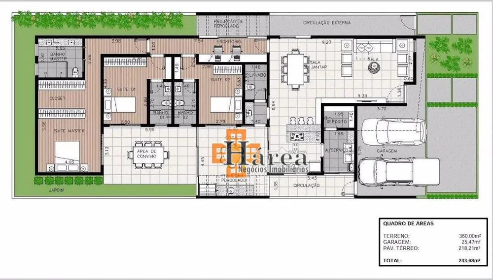 Casa de Condomínio, 3 quartos - Foto 3