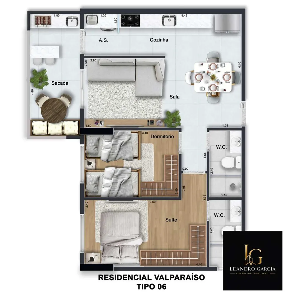 Apartamento, 2 quartos - Foto 8