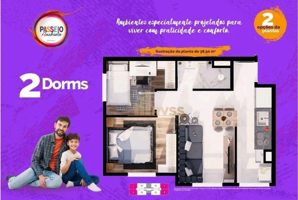 Apartamento, 2 quartos, 40 m² - Foto 5