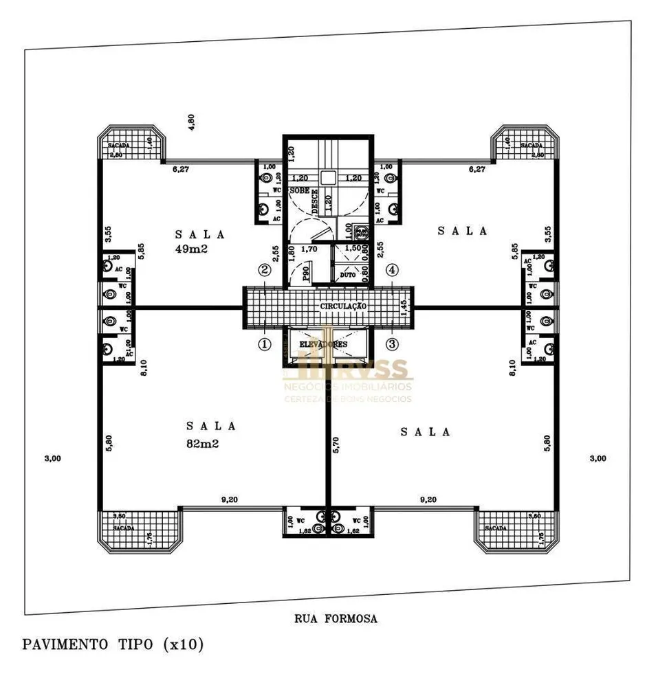 Sala-Conjunto, 82 m² - Foto 12