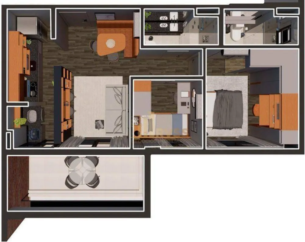 Apartamento, 2 quartos, 59 m² - Foto 14