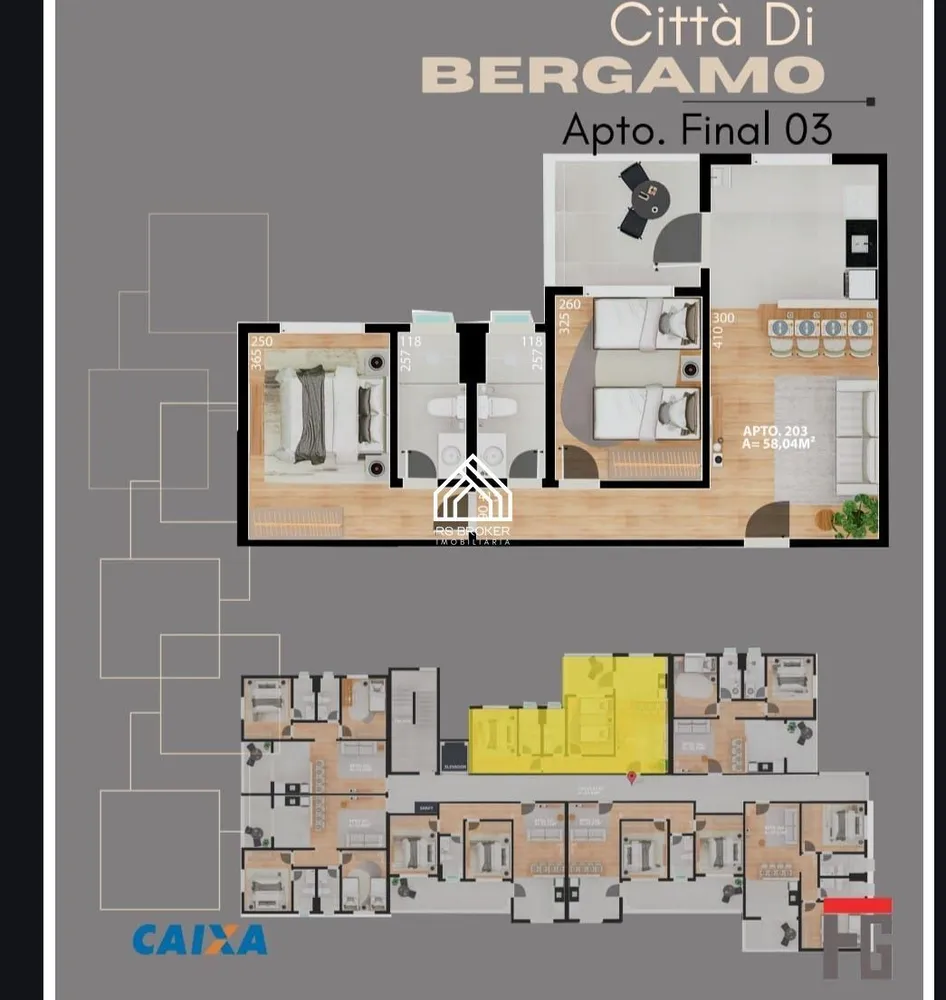 Apartamento, 2 quartos, 57 m² - Foto 8