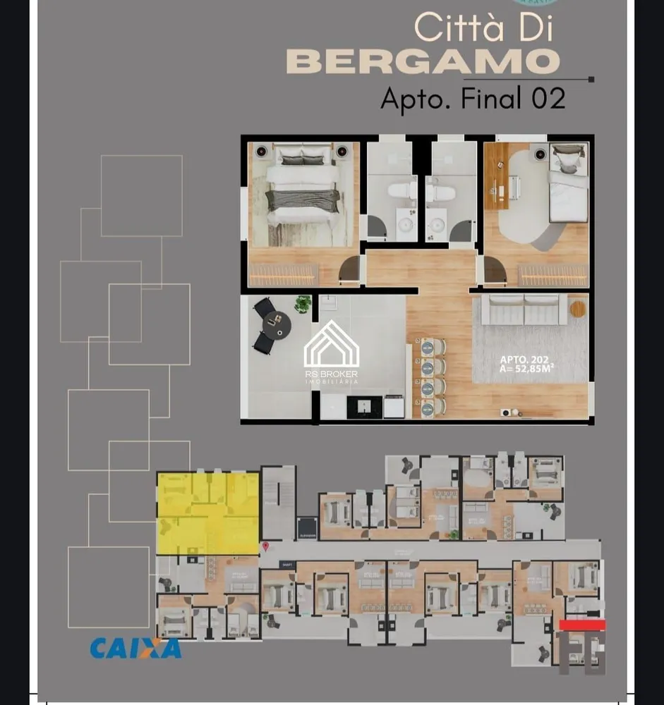Apartamento, 2 quartos, 57 m² - Foto 9