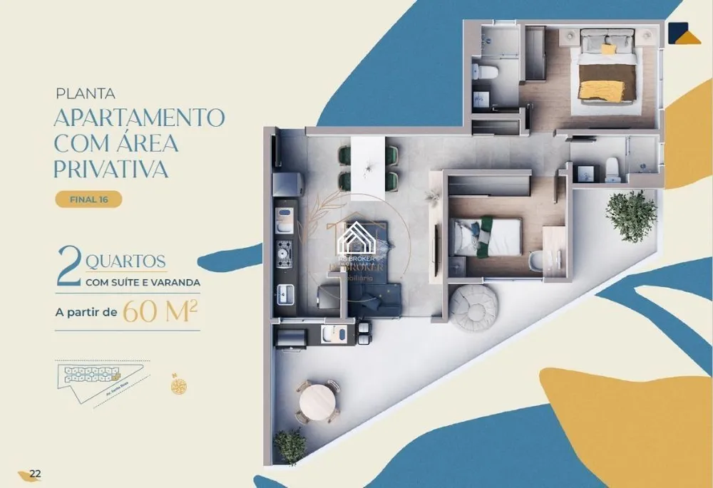 Apartamento, 2 quartos, 53 m² - Foto 8