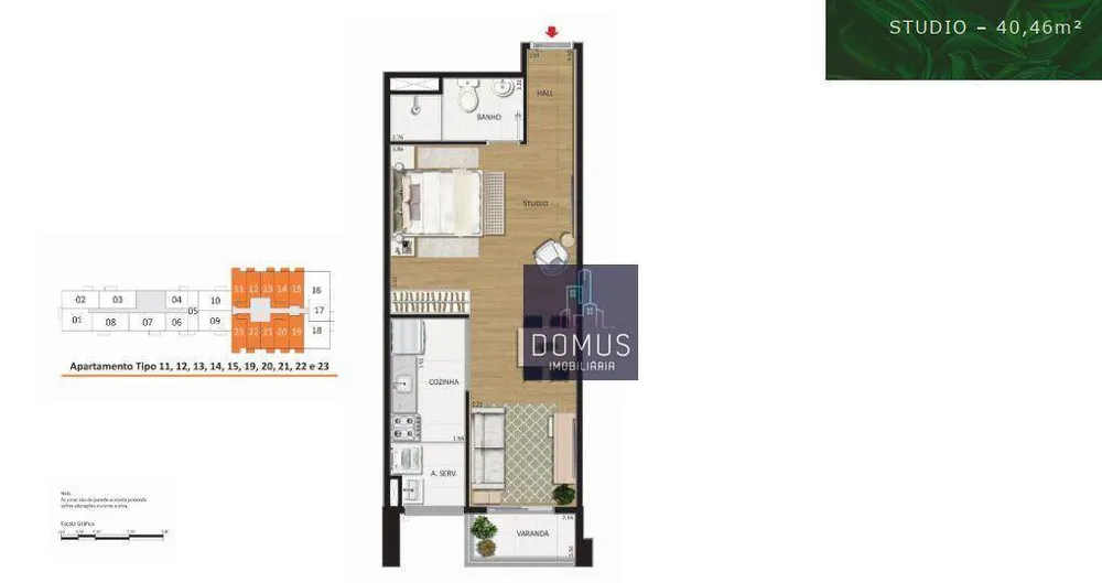Apartamento, 2 quartos, 50 m² - Foto 18