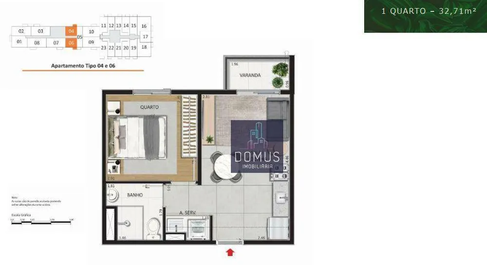 Apartamento, 2 quartos, 50 m² - Foto 19