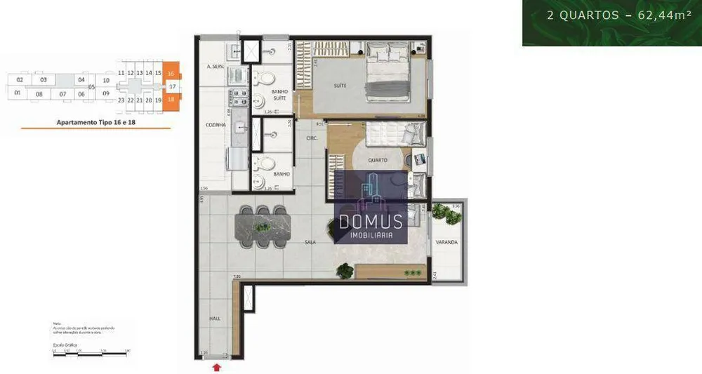 Apartamento, 2 quartos, 50 m² - Foto 21