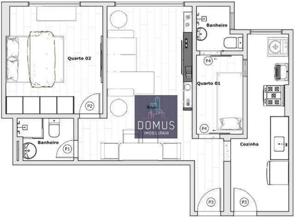 Apartamento, 1 quarto, 59 m² - Foto 19