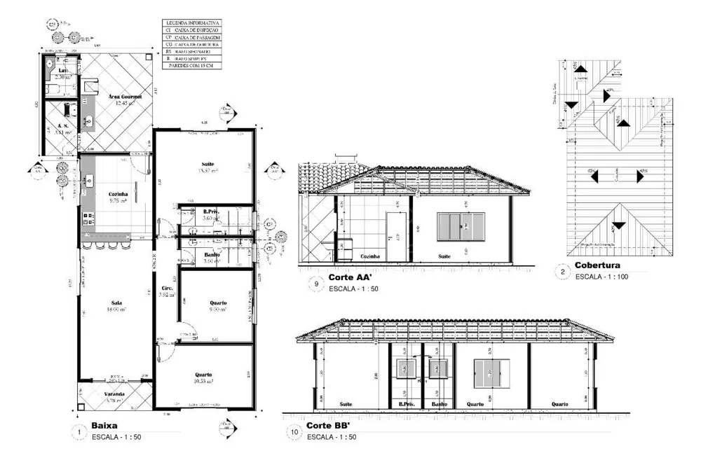 Casa, 3 quartos, 105 m² - Foto 2
