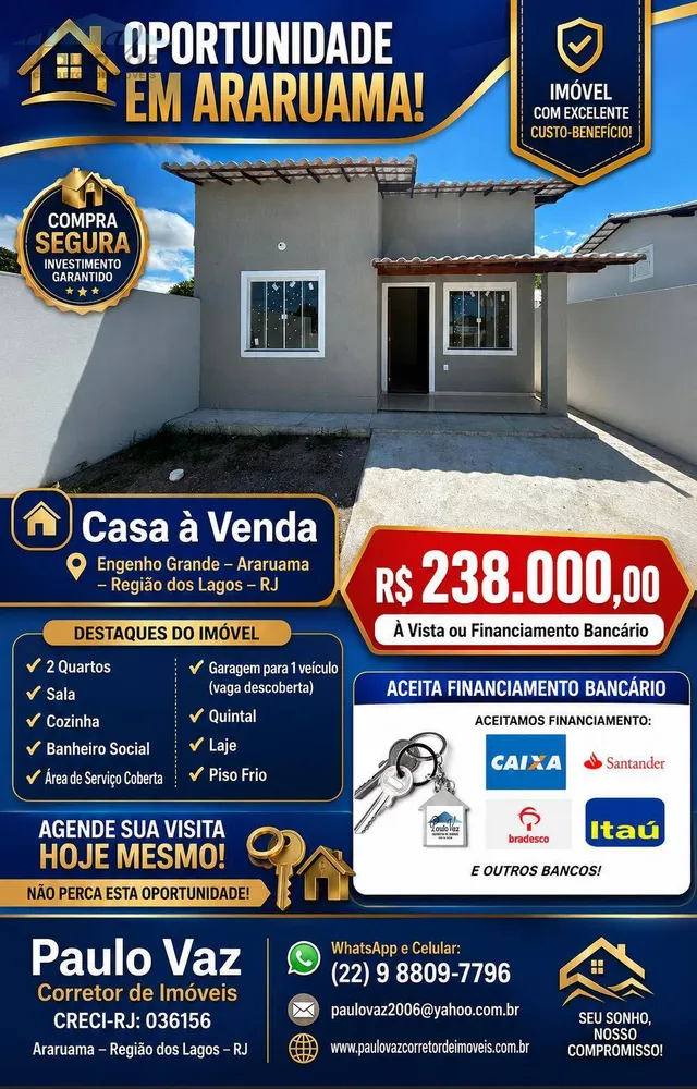 Casa, 2 quartos, 180 m² - Foto 1