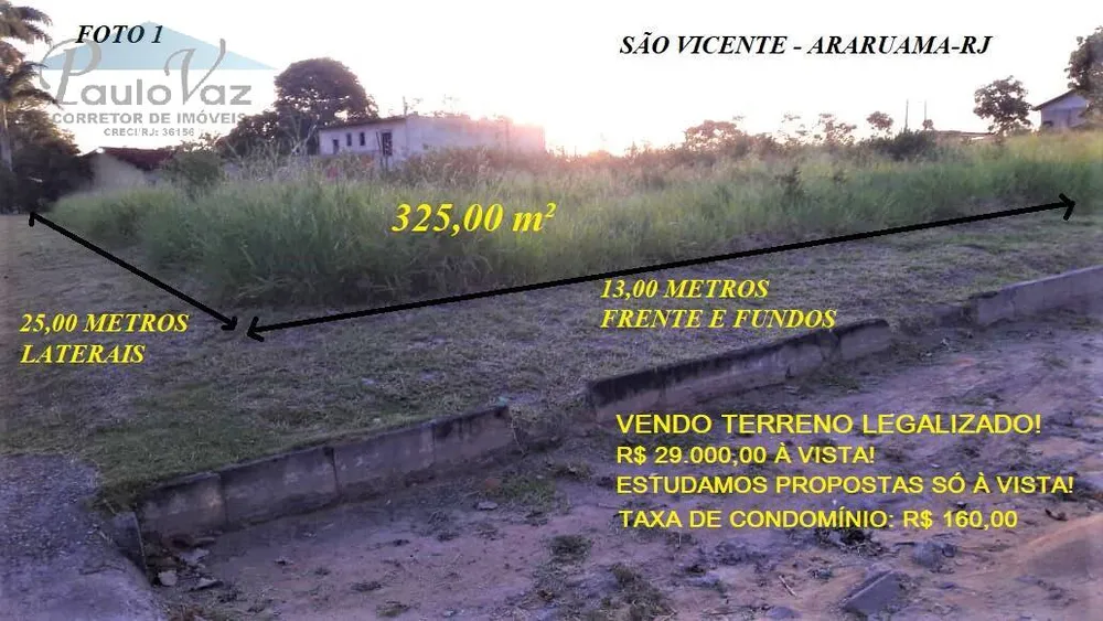 Terreno, 325 m² - Foto 1