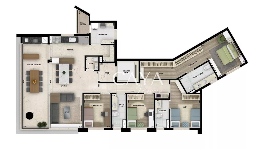 Apartamento, 3 quartos, 151 m² - Foto 4