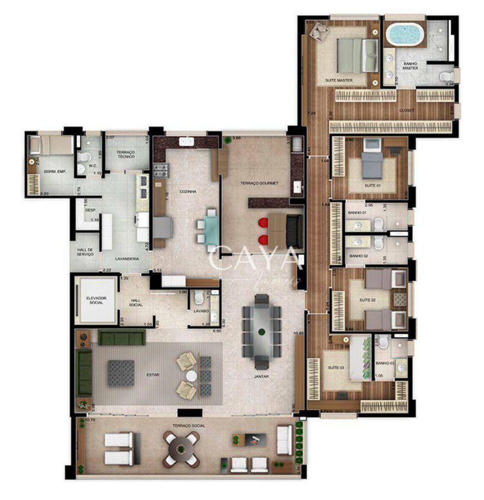 Apartamento, 4 quartos, 314 m² - Foto 20