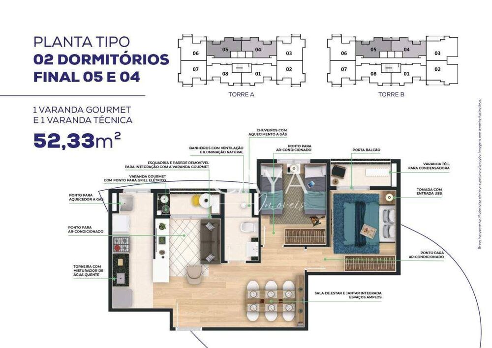 Apartamento, 2 quartos, 60 m² - Foto 22
