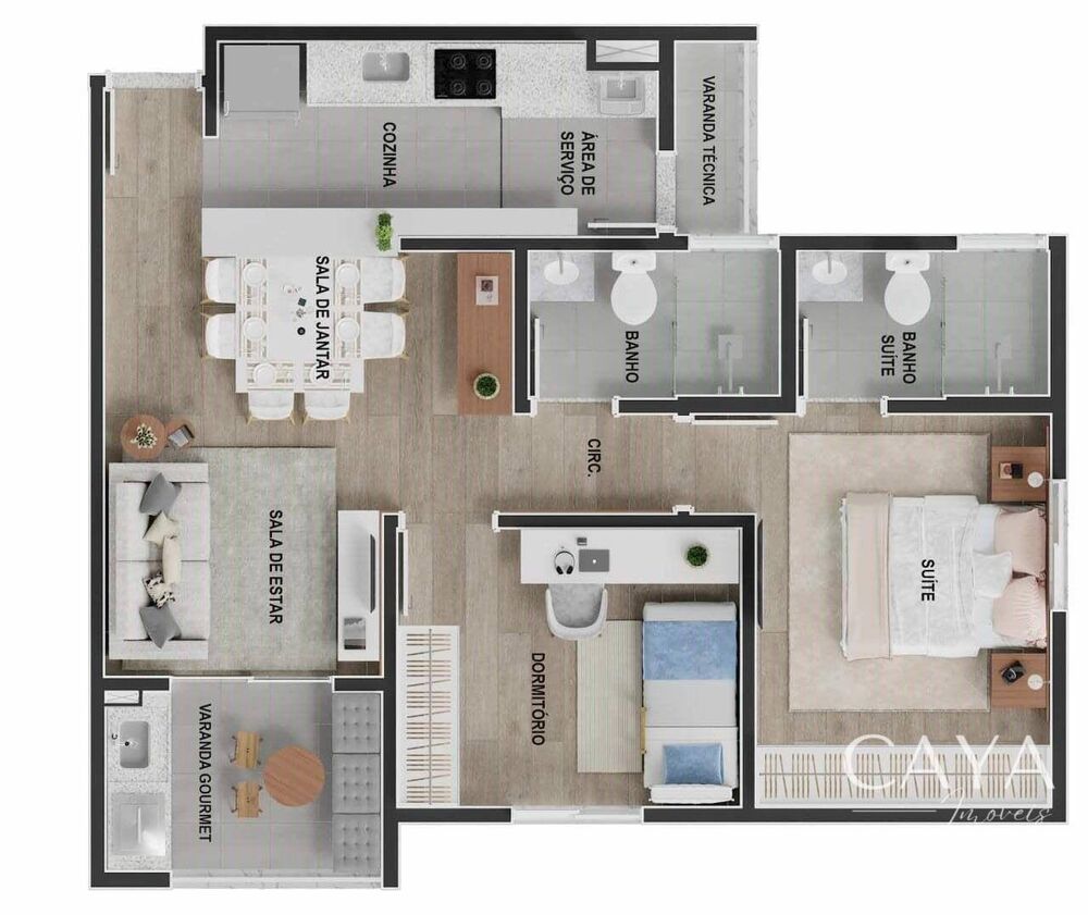 Apartamento, 2 quartos, 61 m² - Foto 32