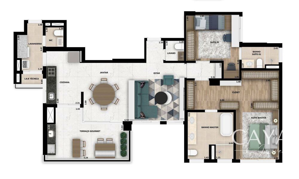 Apartamento, 3 quartos, 111 m² - Foto 23