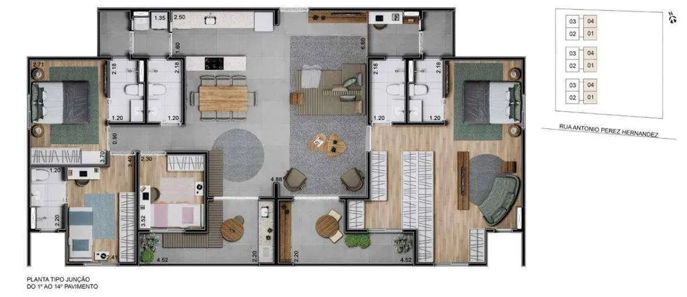 Apartamento, 3 quartos, 75 m² - Foto 11