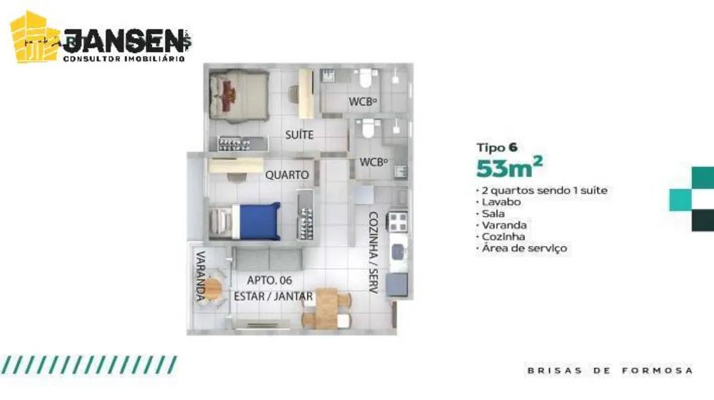 Apartamento, 2 quartos, 54 m² - Foto 11