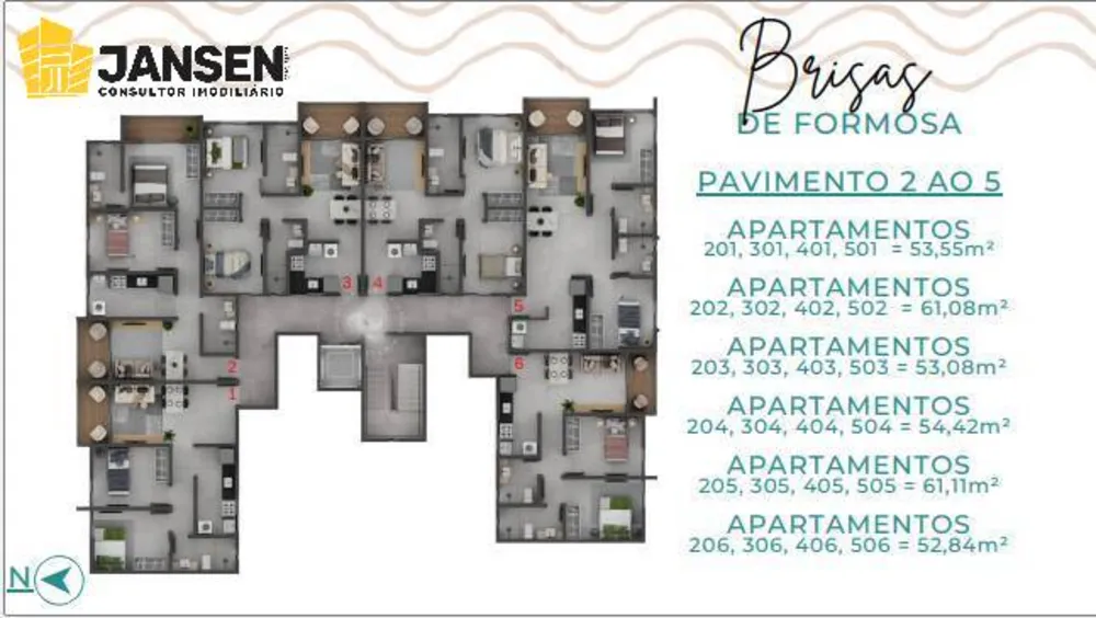 Apartamento, 2 quartos, 54 m² - Foto 14