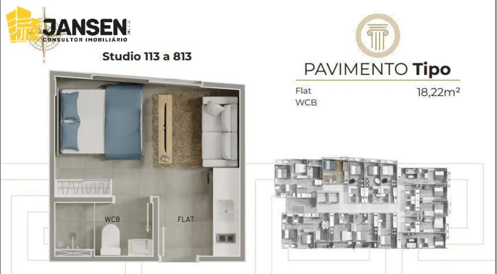 Apartamento, 1 quarto, 25 m² - Foto 6