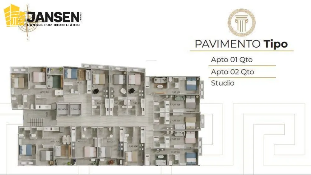 Apartamento, 1 quarto, 19 m² - Foto 7