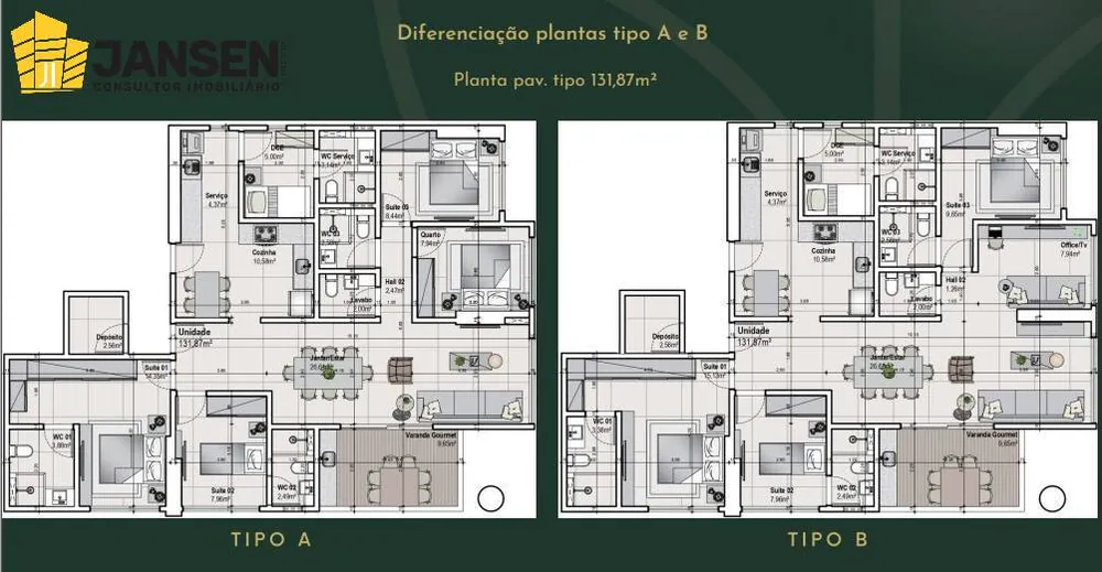 Apartamento, 3 quartos, 78 m² - Foto 7