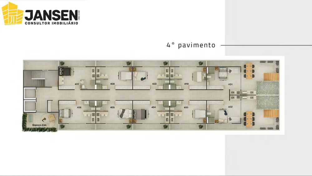 Apartamento, 1 quarto, 17 m² - Foto 2