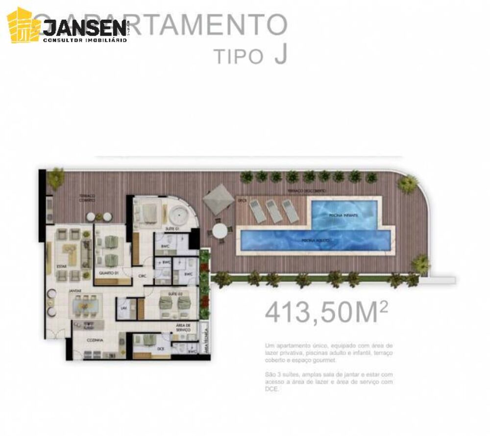 Apartamento à venda com 4 quartos, 325m² - Foto 12