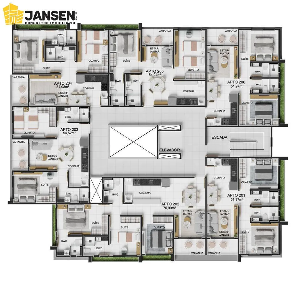 Apartamento, 3 quartos, 77 m² - Foto 11