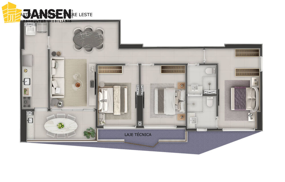 Apartamento à venda com 3 quartos, 121m² - Foto 19