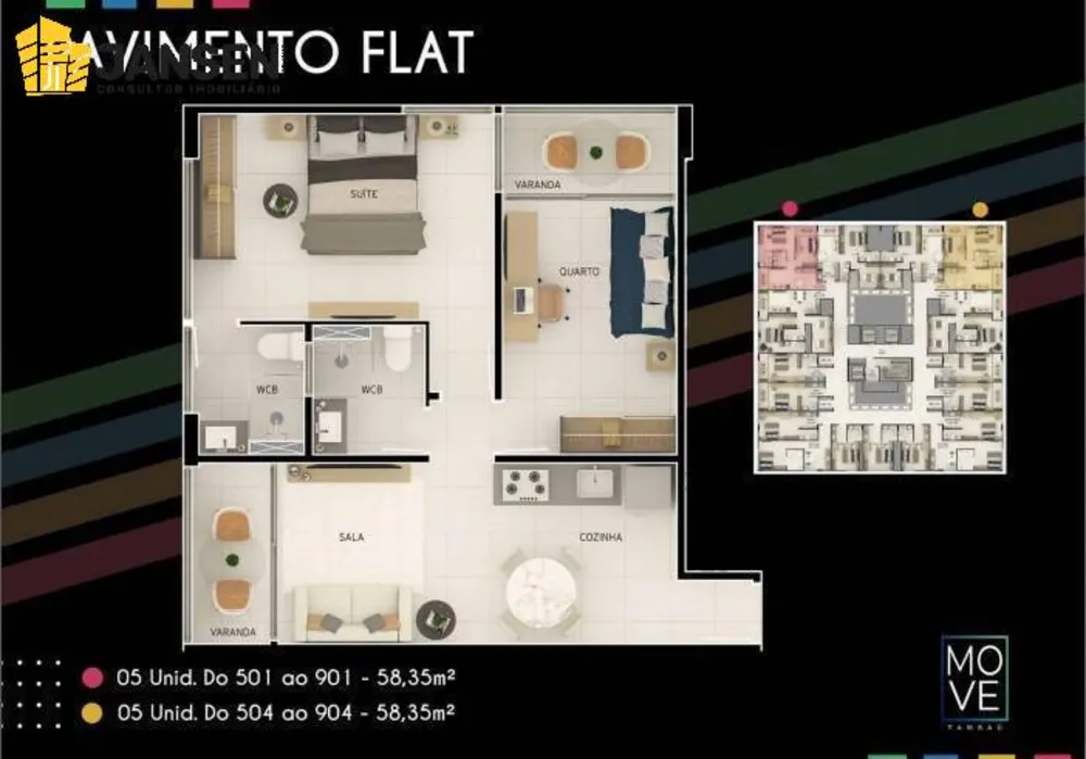 Apartamento, 2 quartos, 49 m² - Foto 6