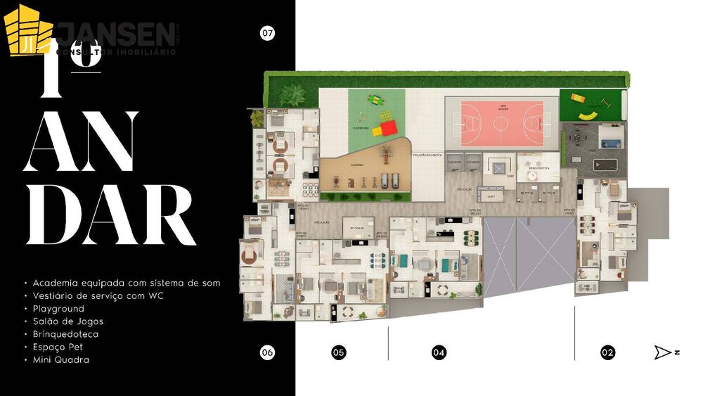 Apartamento à venda com 3 quartos, 78m² - Foto 2