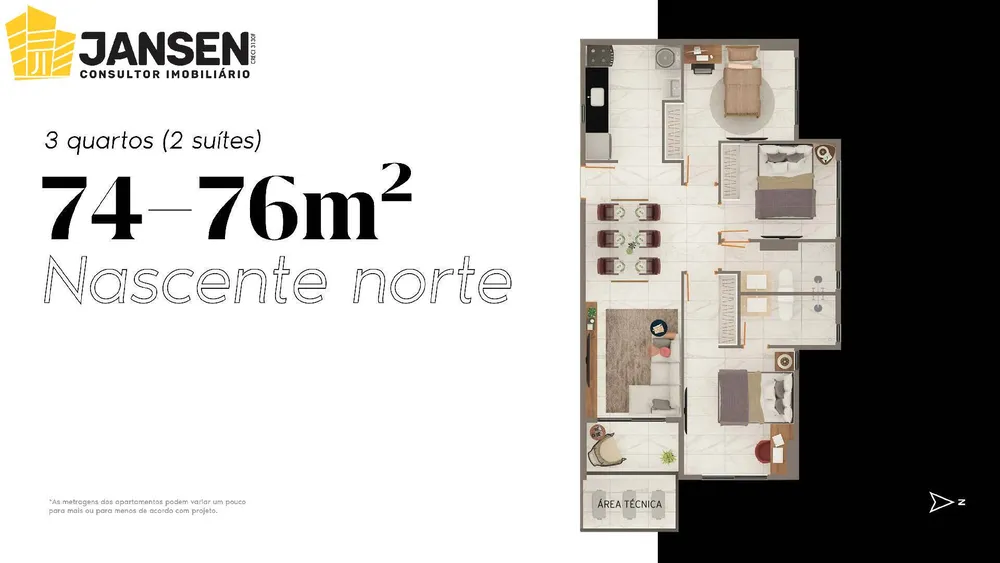 Apartamento, 3 quartos, 95 m² - Foto 12