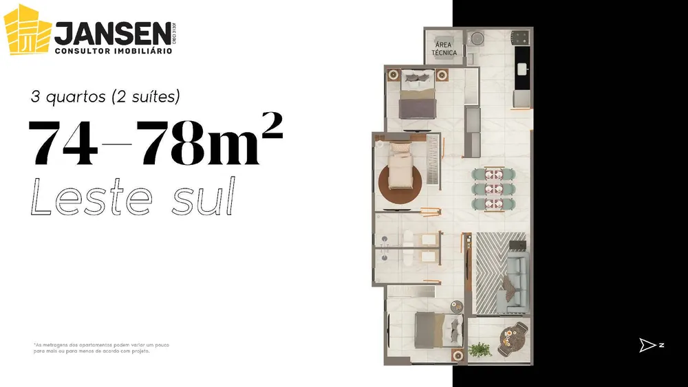 Apartamento, 3 quartos, 95 m² - Foto 10